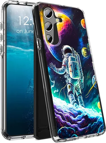 Vista 17 de Funda para Samsung Galaxy S23 Ultra Galaxy S23 Ultra Clear Case Dual Layer Transparente Soft TPU Hard PC Funda a prueba de golpes