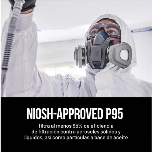 Vista 3 de 3M Filtro de partículas 5P71, P95, 5 pares de filtros