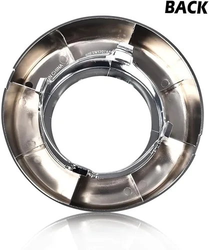 Vista 5 de PIT66 Tapa central de rueda para Ford E150 E250 E350 F250 F350 1994-2008 4WD cubierta central de rueda delantera, 1 unidad, color plateado