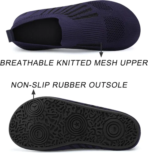 Vista 4 de Scurtain Pantuflas unisex con suela de goma para adultos