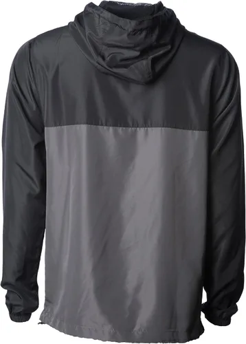 Vista 2 de Global Blank - Chaqueta cortavientos ligera para hombre resistente al agua.