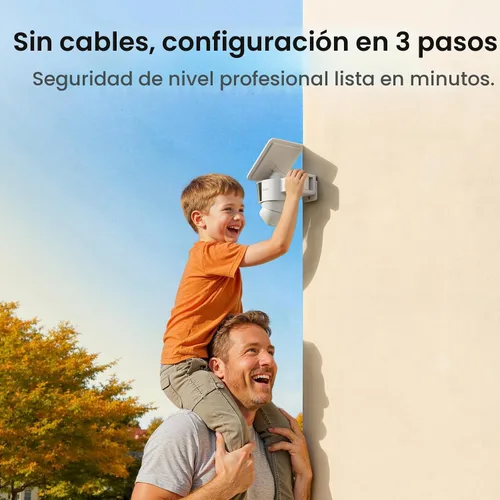 Vista 8 de aosu Cámara de seguridad para exteriores T2 Pro 3K Dual Cam, alimentada por