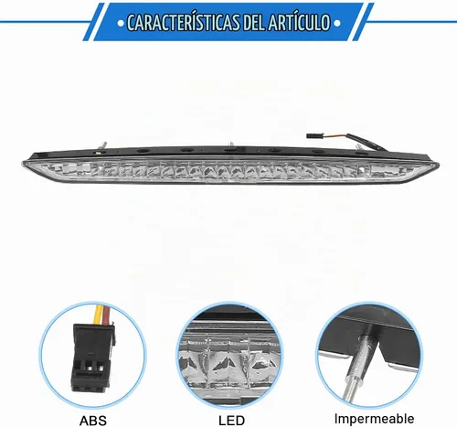 Vista 4 de Tercera luz de freno compatible con BMW Z4 E85 transparente