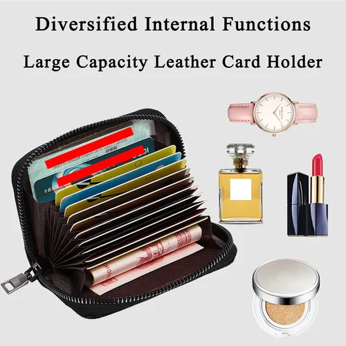 Vista 3 de AKFSINSB cartera para mujer, Negro -, Cartera