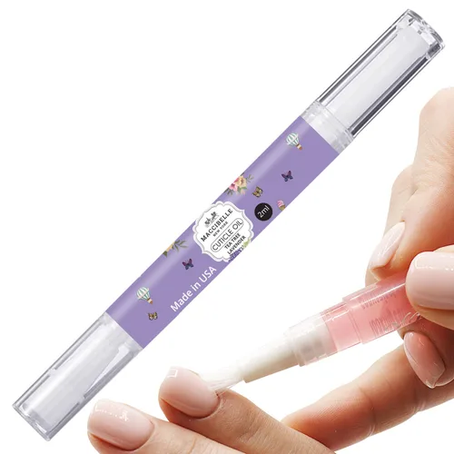 Vista 8 de Bolígrafo de aceite puro para cutículas y uñas, 0.1 fl oz, cura las cutículas secas y agrietadas (limón crujiente)
