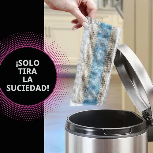 Vista 4 de Swiffer WetJet - Recambio de almohadilla de trapeador resistente, 30