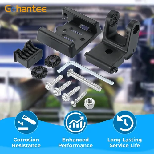 Vista 6 de 7400931 Soporte de transductor, placa de montaje de transductor compatible con transductores MHX XNT XHS modelo para sensores Fishfinder Placa