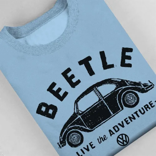 Vista 4 de Volkswagen Beetle Black Live The Adventure Women's Sweatshirt