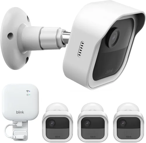 Vista 13 de Blink Outdoor 4 (4.ª generación) - Soporte de pared, cubierta protectora resistente a la intemperie y montaje ajustable de 360 grados con soporte