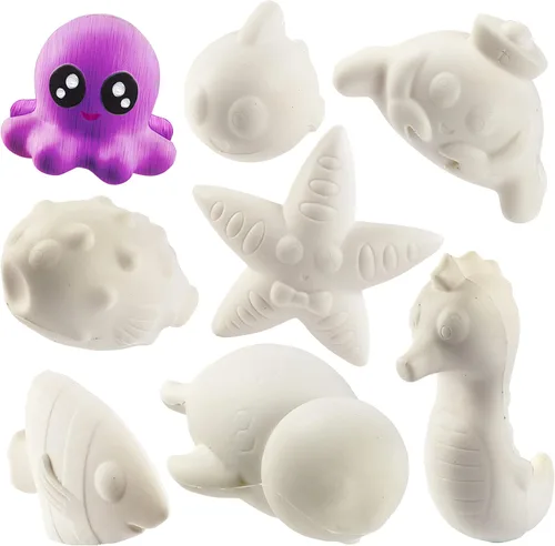 Vista 12 de Jumbo Squishy Toys 9 unidades de alimentos de despensa – Squishies Kawaii de levantamiento lento para niños y adultos – Juguetes sensoriales suaves