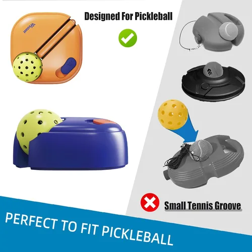 Vista 3 de Westant Match Buddy Pickleball Trainer - Pickle Ball Practice Rebounder with 2 Balls, Pickleball Training Aids for Adults, Kids, for Self Practice