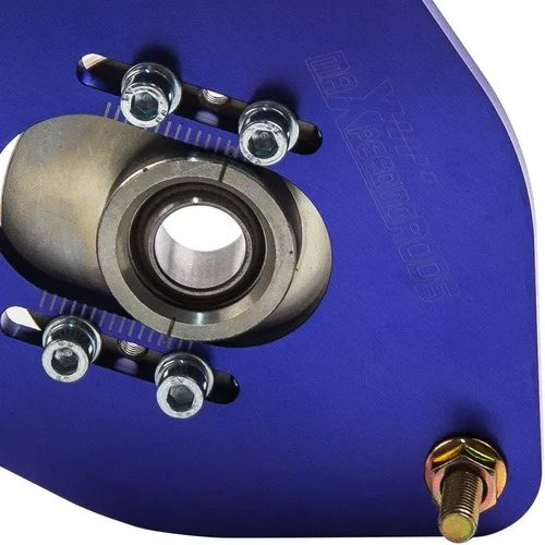 Vista 4 de maXpeedingrods Placas de curvatura delanteras para Subaru Impreza GDB 2002-2007 Suspensión Azul