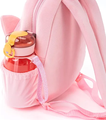 Vista 28 de Lazada Mochila para niños pequeños, juguetes de animales de peluche, mochila pequeña, color gris, 9.5 pulgadas