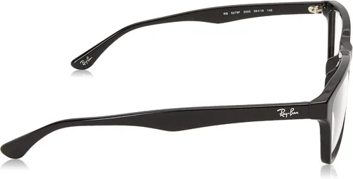 Vista 3 de Ray-Ban RX5279f - Marco de lentes recetados cuadrados de ajuste bajo puente
