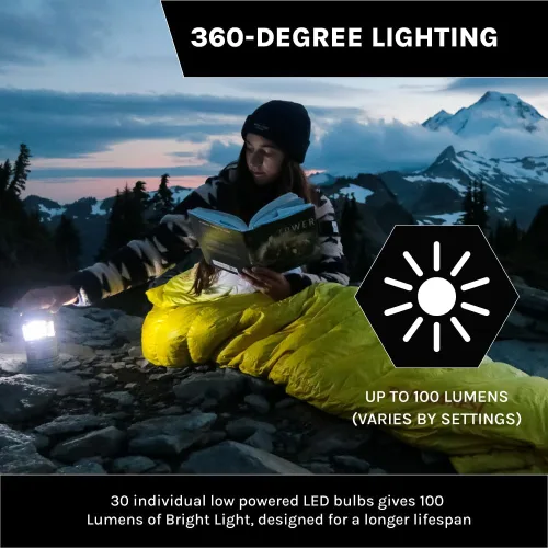 Vista 3 de Cascade Mountain Tech Linterna LED emergente