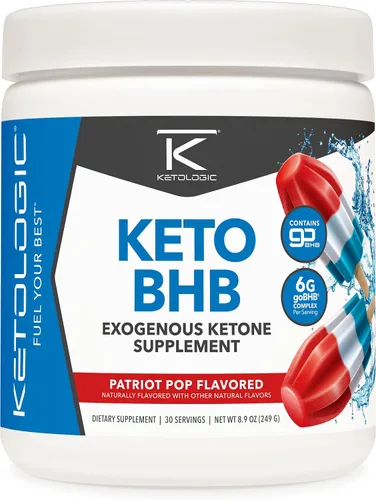Vista 7 de Ketologic Keto BHB (sabor a bayas mixtas) 30 porciones - Suplemento de cetona exógena con goBHB, sales de beta-hidroxibutirato Suplemento