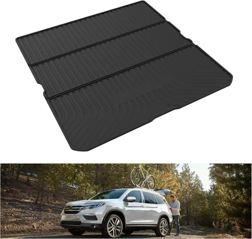 Vista 20 de KIWI MASTER Alfombrilla de maletero de carga para Toyota 4Runner 2010-2024, repuesto OEM PT218-89112 para todo tipo de clima, forro de maletero TPE