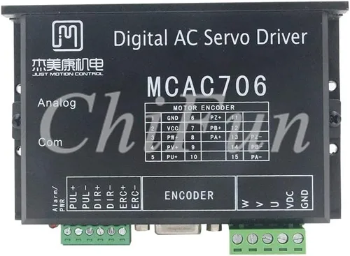 Vista 4 de JMC 64W 24VDC 0.2N.m 17 Kit de controlador de servomotor DC sin escobillas 1000 línea 3000rpm 42JSF630AS+MCAC706