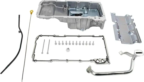 Vista 70 de TRQ Cárter de aceite de motor compatible con Dodge Durango Jeep Grand Cherokee 2011-2015