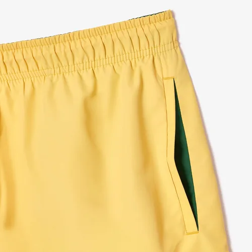 Vista 100 de Lacoste Bañador de secado rápido para hombre de 5.5 pulgadas