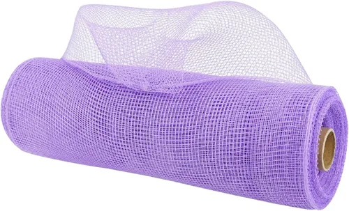 Vista 8 de MEEDEE Malla Decorativa Azul Claro Rollos de 10 Pulgadas Rollos de Malla Decorativa Turquesa Cinta de Malla Básica para Árbol de Navidad, Guirnalda