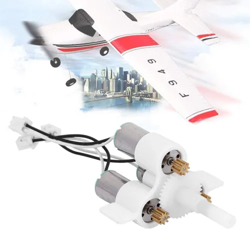 Vista 2 de LIANGLIDE Juego de motor fuera de borda de juguete 5 × 4 × 3 Metal Motor Set para Wl F949 Control remoto Juguetes Avión Aviones Recambio
