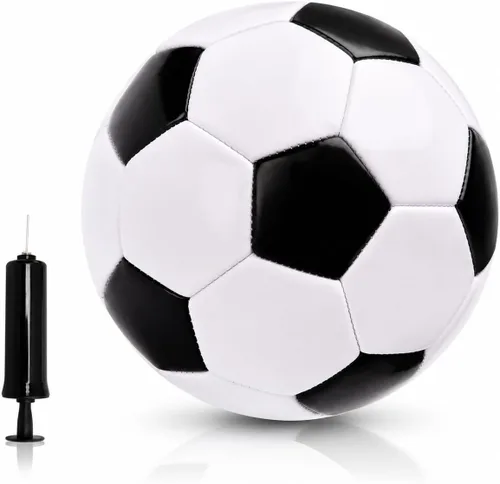 Vista 12 de U&C Planet Soccer Ball Size 2 Size 3 Size 4 for Toddler Kids with Pump Deflated, Cartoon Unicorn Dinosaur Classic Soccer Ball Gift Toy for Girls