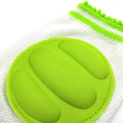 Vista 7 de 3 pares de rodilleras para gatear Protector de seguridad ajustable, transpirable, impermeable, almohadillas elásticas antideslizantes para bebés