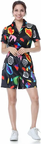 Vista 5 de Traje de cosplay para mujer, para niñas y niñas, camiseta de Halloween, juego de rol, temporada 3, vestido de verano de manga corta Ouifit