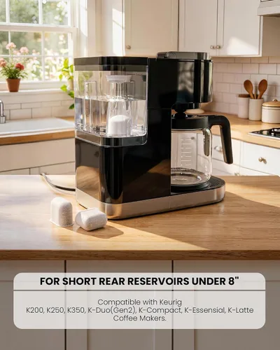 Vista 2 de Keurig 2.0 Filtro de repuesto para K Duo, K200 K250 K350, K-Duo Essentials, K-Compact Cafetera de una sola porción con depósito trasero, soporte