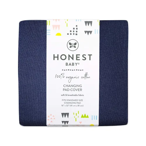 Vista 4 de HonestBaby Funda unisex de algodón orgánico para bebé y niños pequeños, azul marino, talla única de EE. UU