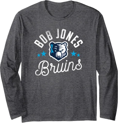 Vista 3 de Bob Jones University Bruins Logo Long Sleeve T-Shirt