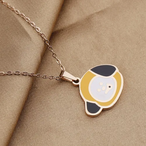 Vista 3 de TTJHGYQO Collar Love Yourself Kpop Star Figure Charm Necklace Yourself Army Jewelry Coreano Group Army Gift Kpop Music Fans Gift inspirador regalo
