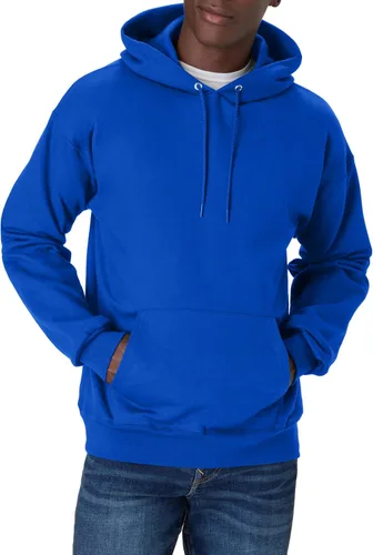 Vista 10 de Hanes Sudadera con capucha de forro polar pesado para hombre, sudadera de algodón para hombre Negro