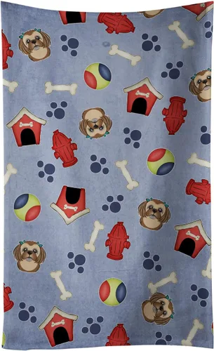 Vista 58 de Caroline's Treasures BB4023KTWL Dog House Collection Afghan Hound - Toalla de cocina para invitados, toalla de baño decorativa para cara, té, paño