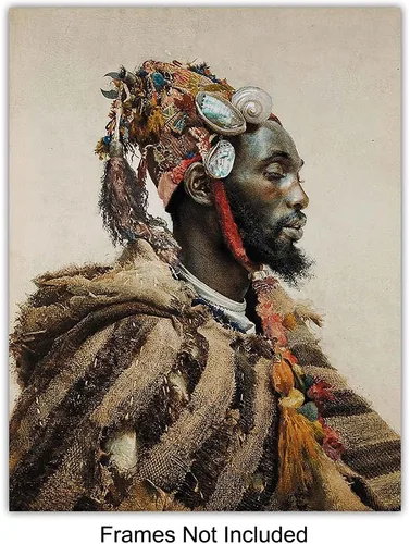 Vista 3 de Arte de pared afroamericano - Arte negro - Decoración de pared afroamericana - Historia negra - Cultura de arte de pared afro - Decoración de cueva