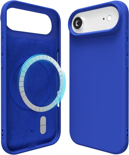 Vista 27 de oakxco Funda de silicona para iPhone 12 Pro Max, magnética, compatible con carga inalámbrica Magsafe, cubierta protectora de goma suave y delgada