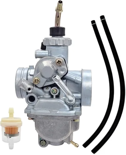 Vista 5 de Carburador TTR125 compatible con Yamaha TTR 125 2000-2007 TTR125L TTR125E TTR125LE TTR125 Carb W/Fuel Valve Petcock