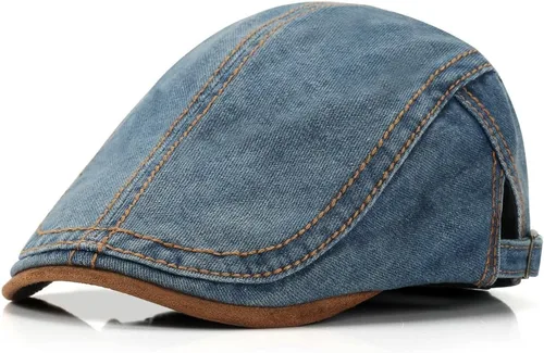 Vista 9 de Gorra de tweed de espiga para hombre, gorra plana de Ivy Gatsby, gorra de taxi ajustable para mujer