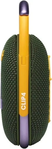 Vista 4 de JBL Paquete de altavoces Bluetooth portátil Clip 4 con bolsa de transporte protectora CCI Deluxe (verde)