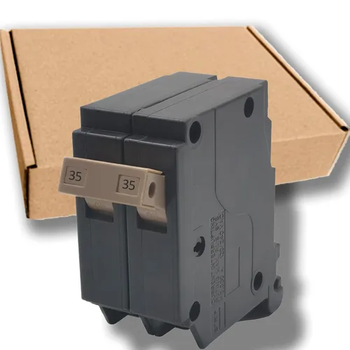Vista 15 de Interruptor de circuito de 15 Amp, 1 polo, tipo de enchufe de 3/4 de pulgada, disyuntor de caja moldeada compatible con centros de carga OEM, 10KA