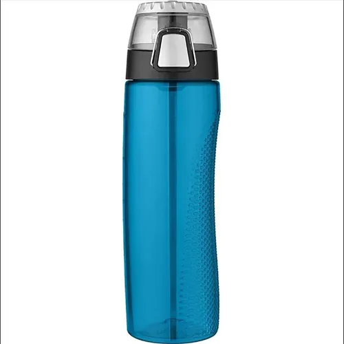 Vista 4 de Thermos Tritan botella de hidratación con medidor, 24 onzas, Púrpura profundo
