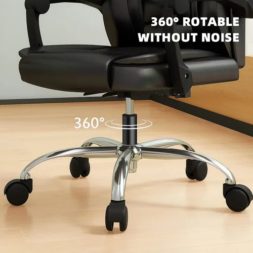 Vista 7 de Pistón hidráulico/neumático de elevación de gas resistente para silla de oficina, reemplazo de base de silla de oficina resistente de 28 pulgadas