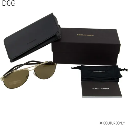 Vista 3 de Dolce&Gabbana DG2189 - Gafas de sol 132083-61 - Marco marrón matedorado pálido, polar DG2189-132083-61