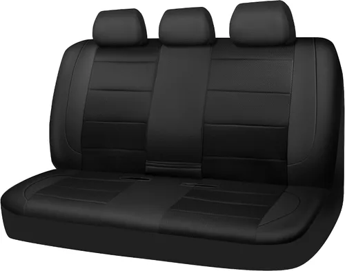 Vista 18 de CAR PASS Fundas de cuero para asientos delanteros solamente, con fundas de asiento delantero de malla de aire, transpirables, fundas de asiento