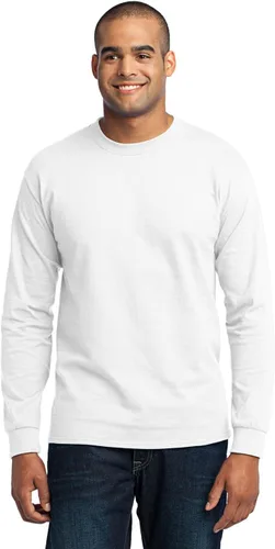 Vista 16 de Port & Company PC55LST - Camiseta de manga larga Azul acuático
