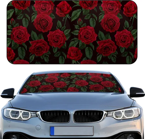 Vista 15 de Parasol plegable para parabrisas de coche, cubreventanas frontales para coche, accesorios para coche, protección contra el calor y los rayos UV