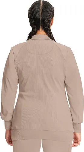Vista 73 de Infinity by Cherokee 2391A - Chaquetas médicas con cremallera frontal para mujer, tela elástica en 4 direcciones