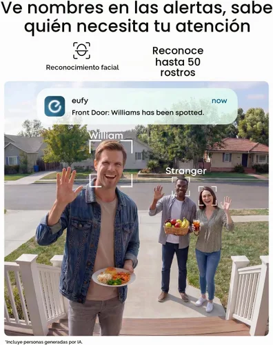 Vista 6 de eufy Security eufyCam C37 Kit de 2 cámaras, seguimiento automático