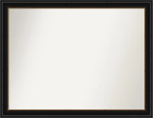 Vista 180 de Amanti Art Espejo personalizado, gran espejo de baño estrecho, espejo de pared o espejo de tocador de baño sobre el fregadero (24 x 24 pulgadas)